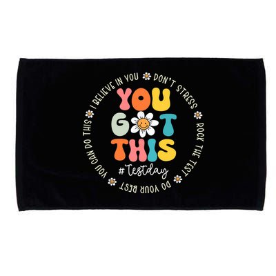Test Day You Got This Rock The Test Teacher Testing Day Microfiber Hand Towel