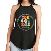 Test Day You Got This Rock The Test Teacher Testing Day Women's Perfect Tri Rocker Tank