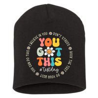 Test Day You Got This Rock The Test Teacher Testing Day Short Acrylic Beanie
