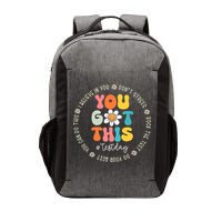 Test Day You Got This Rock The Test Teacher Testing Day Vector Backpack