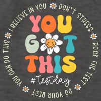 Test Day You Got This Rock The Test Teacher Testing Day Vector Backpack
