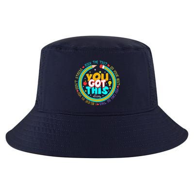 Testing Day You Got This Test Day Rock The Test Teacher Cool Comfort Performance Bucket Hat