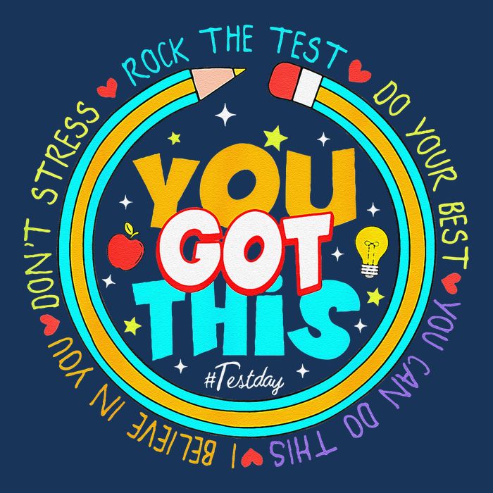 Testing Day You Got This Test Day Rock The Test Teacher T-Shirt