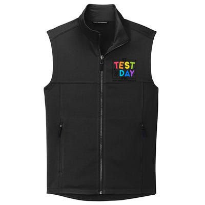 Testing Day YAll Rock The Test 1 2 3 Motivational Collective Smooth Fleece Vest