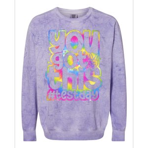 Test Day You Got This Staar Testing Colorblast Crewneck Sweatshirt