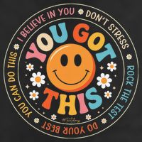 Test Day You Got This Rock The Test Teacher Testing Day 7 Panel Mesh Trucker Snapback Hat