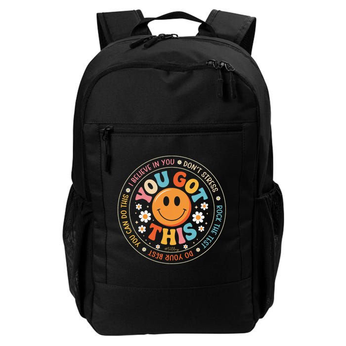 Test Day You Got This Rock The Test Teacher Testing Day Backpack