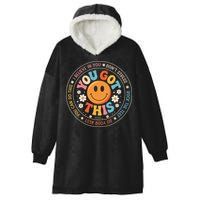 Test Day You Got This Rock The Test Teacher Testing Day Hooded Wearable Blanket