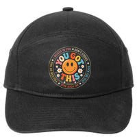 Test Day You Got This Rock The Test Teacher Testing Day 7-Panel Snapback Hat