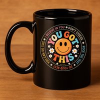 Test Day You Got This Rock The Test Teacher Testing Day 11oz C Handle Ceramic Mug