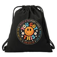 Test Day You Got This Rock The Test Teacher Testing Day Drawstring Bag