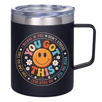 Test Day You Got This Rock The Test Teacher Testing Day 12oz Stainless Steel Coffee Mug