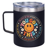 Test Day You Got This Rock The Test Teacher Testing Day 12oz Stainless Steel Coffee Mug