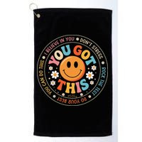 Test Day You Got This Rock The Test Teacher Testing Day Golf Towel