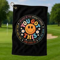 Test Day You Got This Rock The Test Teacher Testing Day Golf Towel