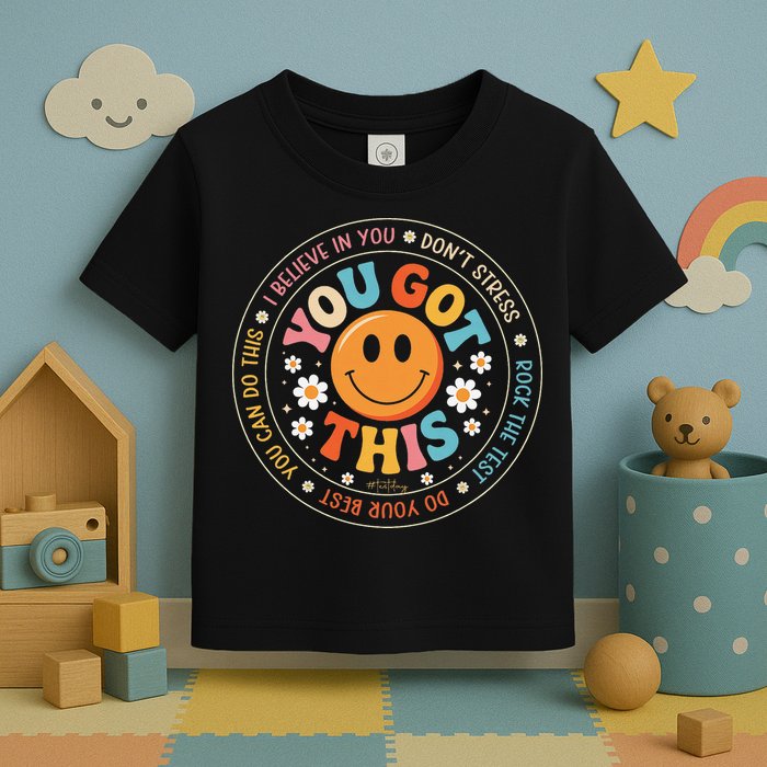 Test Day You Got This Rock The Test Teacher Testing Day Toddler T-Shirt