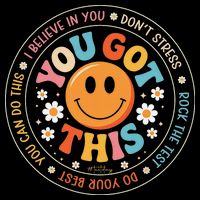 Test Day You Got This Rock The Test Teacher Testing Day Toddler T-Shirt