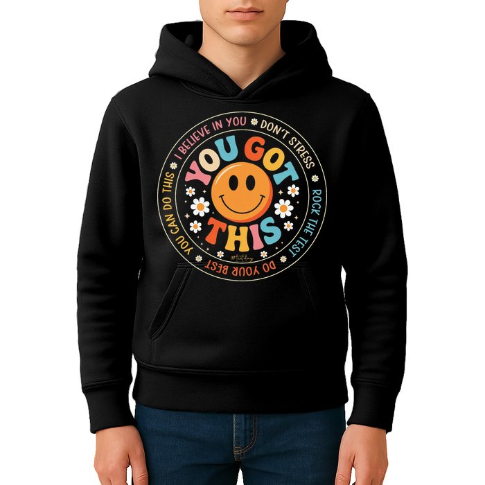 Test Day You Got This Rock The Test Teacher Testing Day Kids Hoodie