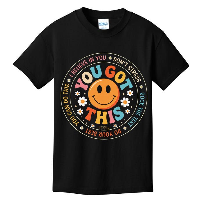 Test Day You Got This Rock The Test Teacher Testing Day Kids T-Shirt