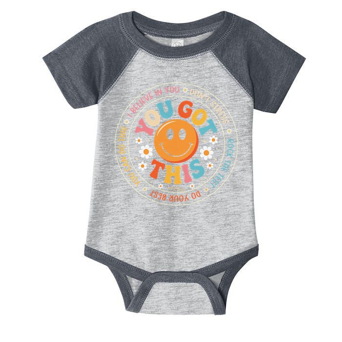 Test Day You Got This Rock The Test Teacher Testing Day Infant Baby Jersey Bodysuit
