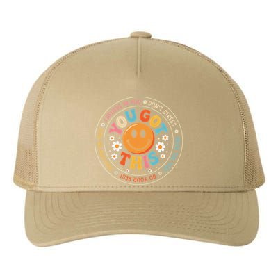 Test Day You Got This Rock The Test Teacher Testing Day Yupoong Adult 5-Panel Trucker Hat