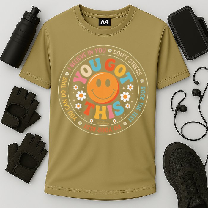 Test Day You Got This Rock The Test Teacher Testing Day Performance Shirt