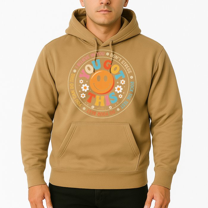 Test Day You Got This Rock The Test Teacher Testing Day Hoodie