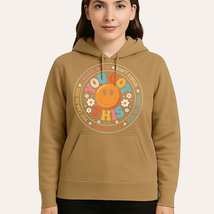 Test Day You Got This Rock The Test Teacher Testing Day Hoodie
