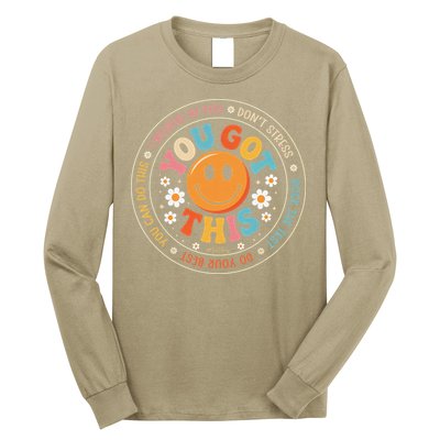 Test Day You Got This Rock The Test Teacher Testing Day Long Sleeve Shirt