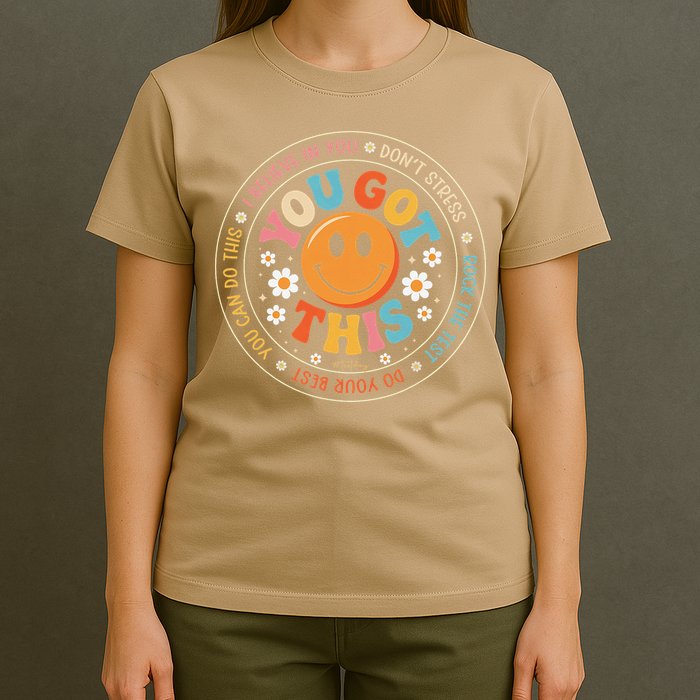 Test Day You Got This Rock The Test Teacher Testing Day T-Shirt