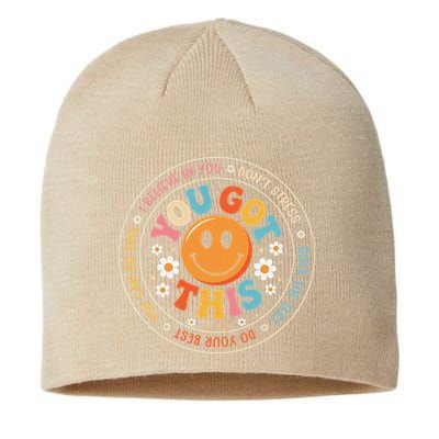 Test Day You Got This Rock The Test Teacher Testing Day Sustainable Beanie