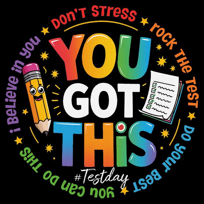 Test Day You Got This Rock The Test Teacher Testing Day Backpack