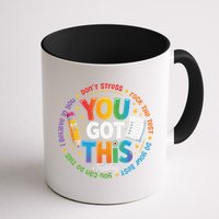 Test Day You Got This Rock The Test Teacher Testing Day Mug