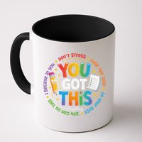 Test Day You Got This Rock The Test Teacher Testing Day Mug