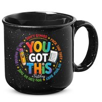 Test Day You Got This Rock The Test Teacher Testing Day 15oz Campfire Ceramic Mug