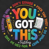 Test Day You Got This Rock The Test Teacher Testing Day Beanie