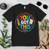 Test Day You Got This Rock The Test Teacher Testing Day Premium T-Shirt