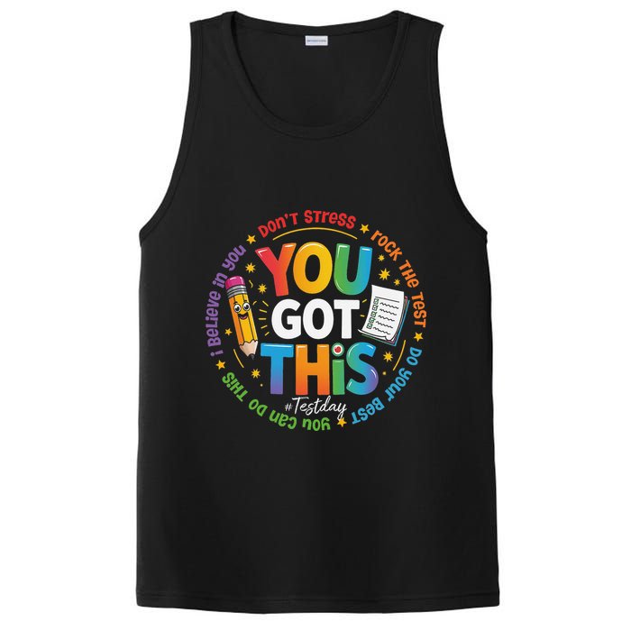 Test Day You Got This Rock The Test Teacher Testing Day PosiCharge Competitor Tank