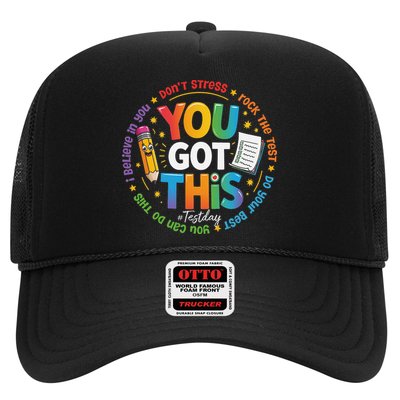 Test Day You Got This Rock The Test Teacher Testing Day Trucker Hat
