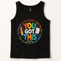 Test Day You Got This Rock The Test Teacher Testing Day Tank Top