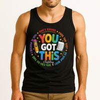 Test Day You Got This Rock The Test Teacher Testing Day Tank Top