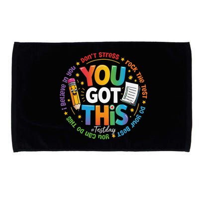 Test Day You Got This Rock The Test Teacher Testing Day Microfiber Hand Towel