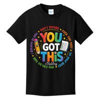 Test Day You Got This Rock The Test Teacher Testing Day Kids T-Shirt