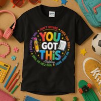 Test Day You Got This Rock The Test Teacher Testing Day Kids T-Shirt