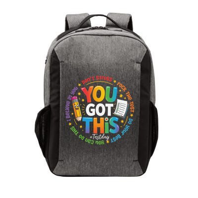 Test Day You Got This Rock The Test Teacher Testing Day Vector Backpack