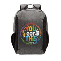 Test Day You Got This Rock The Test Teacher Testing Day Vector Backpack