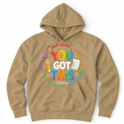 Test Day You Got This Rock The Test Teacher Testing Day Hoodie