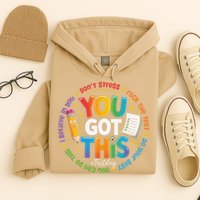 Test Day You Got This Rock The Test Teacher Testing Day Hoodie