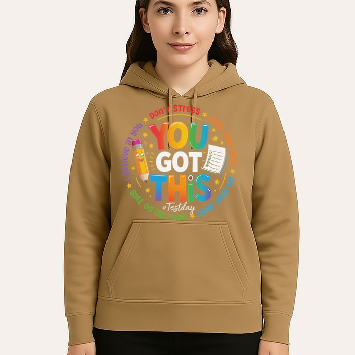 Test Day You Got This Rock The Test Teacher Testing Day Hoodie