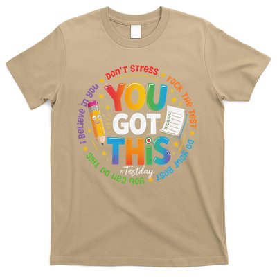 Test Day You Got This Rock The Test Teacher Testing Day T-Shirt